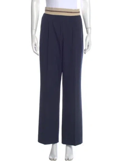 Pre-owned Helmut Lang Wide Leg Pants In Blue