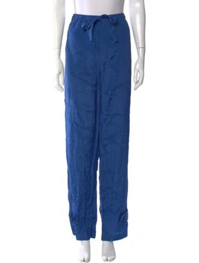Pre-owned Helmut Lang Wide Leg Pants In Blue