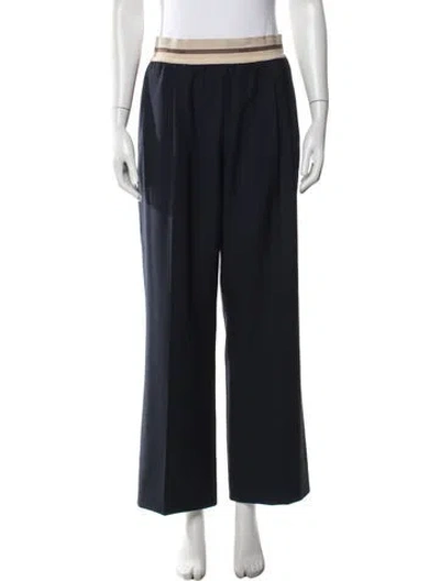 Pre-owned Helmut Lang Wide Leg Pants In Blue