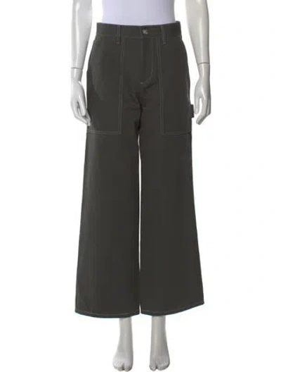 Pre-owned Helmut Lang Wide Leg Pants In Gray