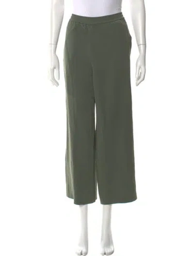 Pre-owned Helmut Lang Wide Leg Pants In Green