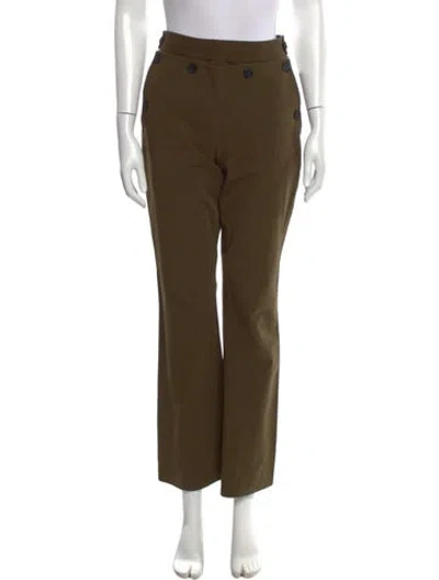 Pre-owned Helmut Lang Wide Leg Pants In Green