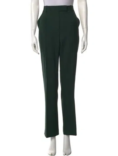 Pre-owned Helmut Lang Wide Leg Pants In Green