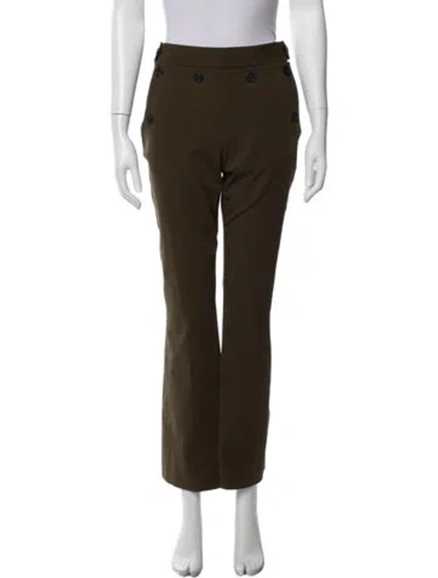 Pre-owned Helmut Lang Wide Leg Pants In Green