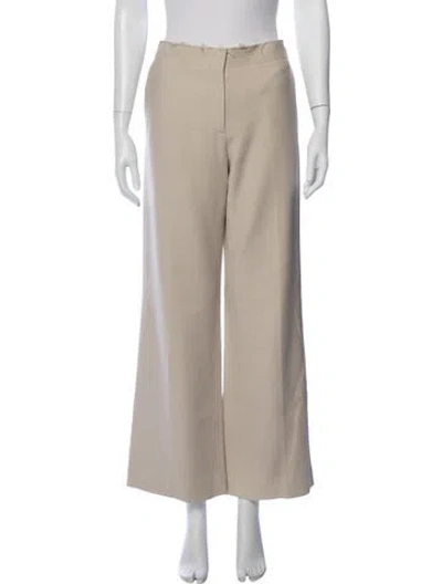 Pre-owned Helmut Lang Wide Leg Pants In Neutral