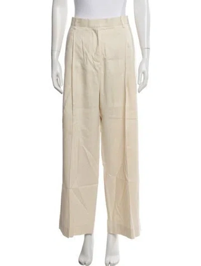 Pre-owned Helmut Lang Wide Leg Pants In Neutrals