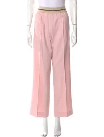 Pre-owned Helmut Lang Wide Leg Pants In Pink