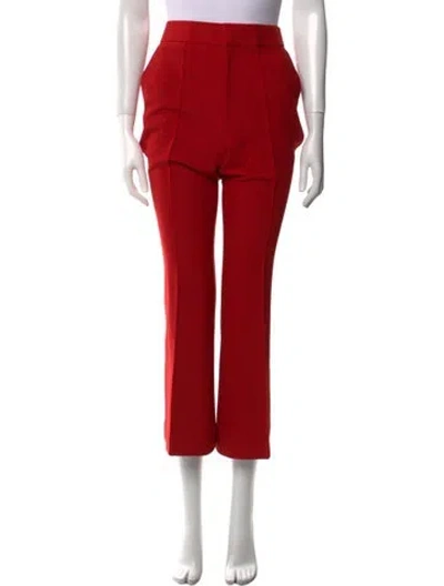 Pre-owned Helmut Lang Wide Leg Pants In Red