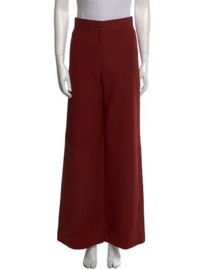 Pre-owned Helmut Lang Wide Leg Pants In Red