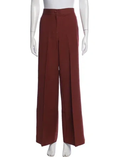 Pre-owned Helmut Lang Wide Leg Pants In Red