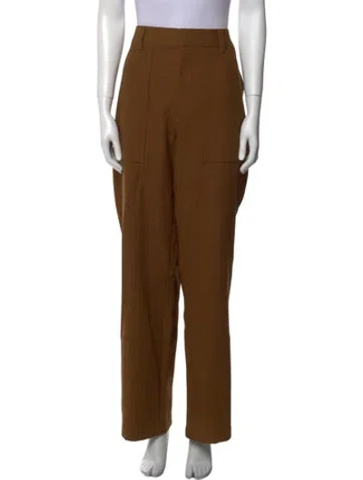 Pre-owned Helmut Lang Wide Leg Pants W/ Tags In Brown