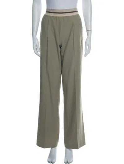 Pre-owned Helmut Lang Wide Leg Pants W/ Tags In Green