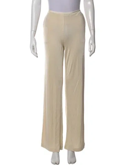Pre-owned Helmut Lang Wide Leg Pants W/ Tags In Neutral