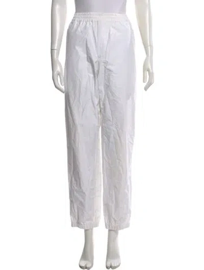 Pre-owned Helmut Lang Wide Leg Pants In White