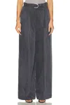 Helmut Lang Fluid Wide-leg Trousers With Belt