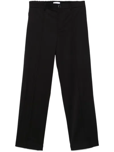 Helmut Lang Black Relaxed Wool Trousers