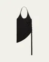 Helmut Lang Wind Harness Top In Black