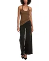 Helmut Lang Wind Harness Top In Brown