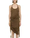 Helmut Lang Wind Harness Top In Cocoa