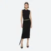 Helmut Lang Wind Mini Skirt In Black