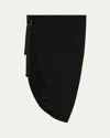 Helmut Lang Wind Mini Skirt In Black
