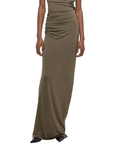 Helmut Lang Wind Skirt In Green