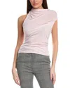 Helmut Lang Sleeveless Wind Top In Pink
