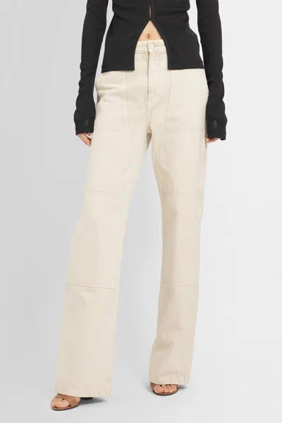 Helmut Lang Woman Beige Jeans