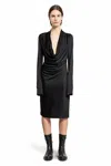 Helmut Lang Cowl-neck Dress In Black