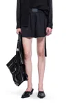 Helmut Lang Shorts In Black Polyester In Black