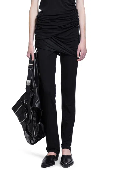 Helmut Lang Woman Black Trousers