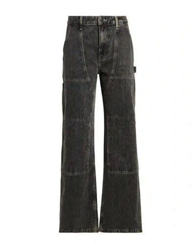 Helmut Lang Woman Jeans Black Size 25 Cotton, Polyester