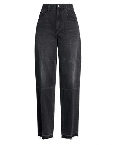 Helmut Lang Woman Jeans Black Size 30 Polyester, Cotton