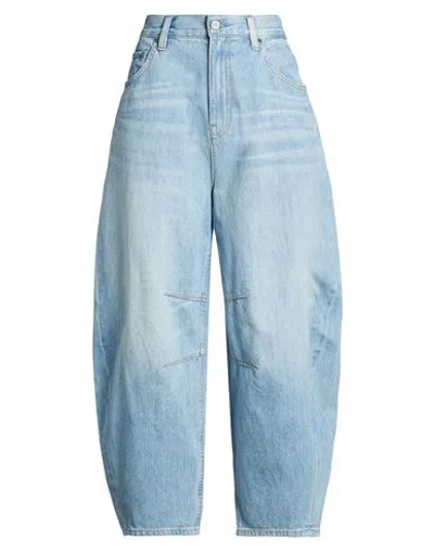 Helmut Lang Woman Jeans Blue Size 27 Polyester, Cotton