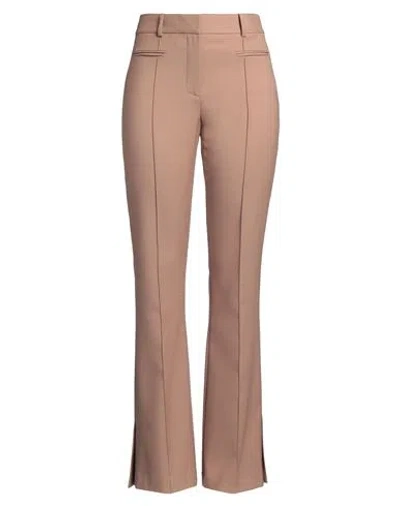 Helmut Lang Woman Pants Taupe Size 10 Polyester, Virgin Wool, Elastane In Gray