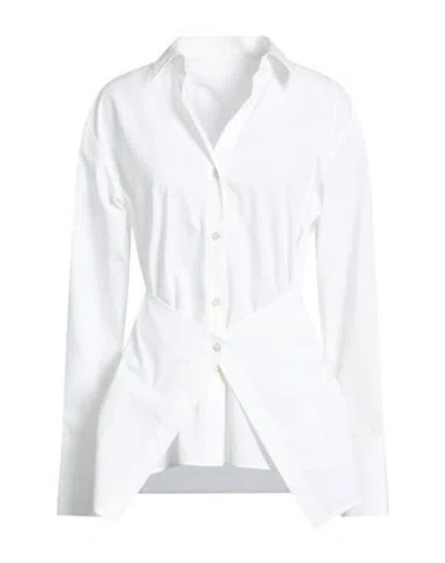 Helmut Lang Woman Shirt Off White Size M Cotton