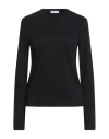 Helmut Lang Woman T-shirt Black Size M Cotton In Black