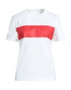Helmut Lang Woman T-shirt White Size L Cotton In White