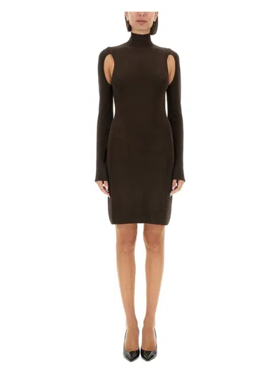 HELMUT LANG WOMEN'S AIR TURTLENECK DRESS