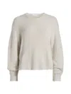Helmut Lang Apex Oversized Eyelash Sweater In Gray