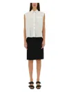 Helmut Lang Women's Apex Tail Shirt In White