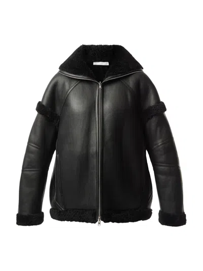 Helmut Lang Women's Apex Teddy Jacket Black