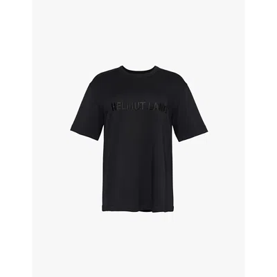 Helmut Lang Logo Slim T-shirt In Black
