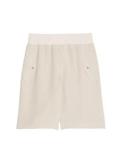 Helmut Lang Bomber Shorts In Oat