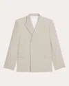 Helmut Lang Classic Single-breasted Blazer In Neutrals
