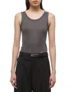 Helmut Lang Classic Tank Top In Graphite