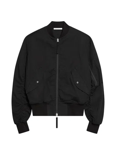 Helmut Lang Ma1 Bomber Jacket Front Pockets In Black