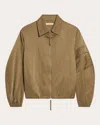 Helmut Lang Creased Ma1 Bomber Jacket In Brown