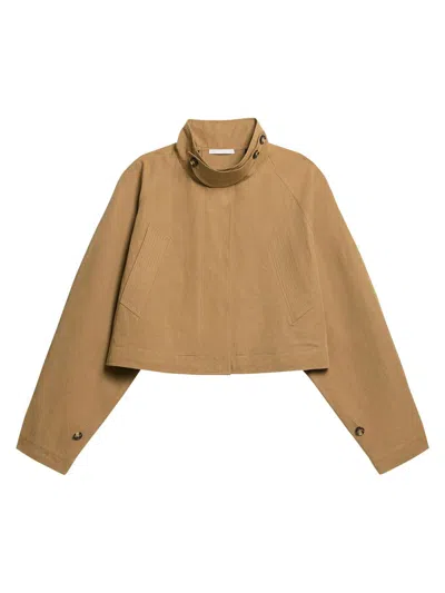 Helmut Lang Cropped Trench Coat Trench In Neutral