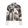 Helmut Lang Women's Cuff Zip Trucker In Black/white